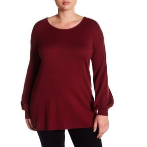 14th & Union Bubble Sleeve Pullover Sweater